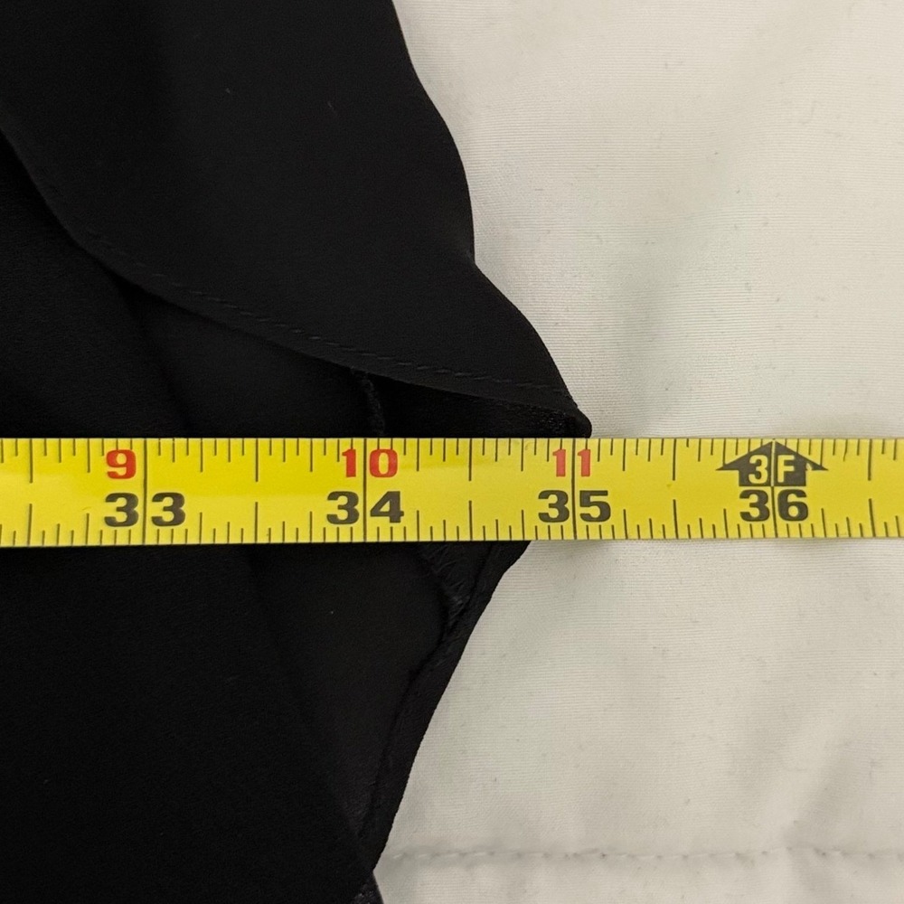 BCBGMAXAZRIA Black Lace High-Low Gown Sleeveless Formal Dress Size 0 - Picture 10 of 12